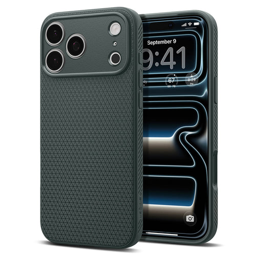Husă pentru iPhone 17 Pro Max / iPhone 18 Pro Max, Spigen Liquid Air, Verde