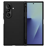 Husă pentru Samsung Galaxy Z Fold7, Nillkin Super Frosted Shield Fold Pen Holder, Neagră