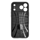Husă pentru iPhone 17 Pro Max / iPhone 18 Pro Max, Spigen Liquid Air, Neagră mată