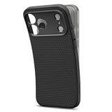 Husă pentru iPhone 17 Pro Max / iPhone 18 Pro Max, Spigen Liquid Air, Neagră mată