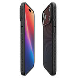 Husă pentru iPhone 17 Pro Max / iPhone 18 Pro Max, Spigen Liquid Air, Neagră mată