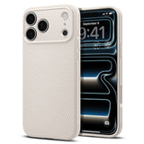 Husă pentru iPhone 17 Pro Max / iPhone 18 Pro Max, Spigen Liquid Air, Natural Titanium