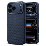 Husă pentru iPhone 17 Pro / iPhone 18 Pro, Spigen Liquid Air, Bleumarin