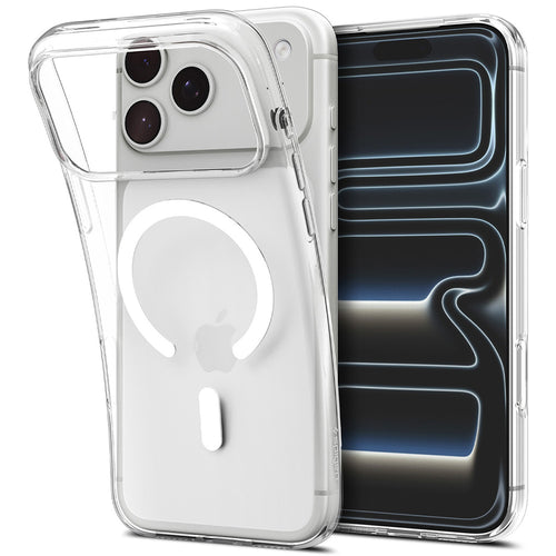 Husă pentru iPhone 17 Pro / iPhone 18 Pro, Spigen Liquid Crystal MagSafe, Transparentă