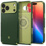 Husă pentru iPhone 17 Pro Max / iPhone 18 Pro Max, Spigen Caseology Nano Pop Hybrid MagSafe, Verde