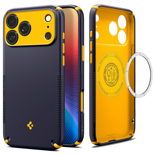 Husă pentru iPhone 17 Pro / iPhone 18 Pro, Spigen Caseology Nano Pop Hybrid MagSafe, Mov