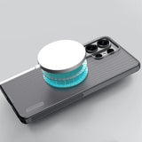 Husă pentru Samsung Galaxy S26 Ultra, Nillkin Super Frosted Shield Pro Magnetic, Transparentă Neagră