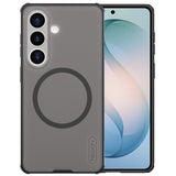 Husă pentru Samsung Galaxy S26 Plus, Nillkin Super Frosted Shield Pro Magnetic, Transparentă Neagră
