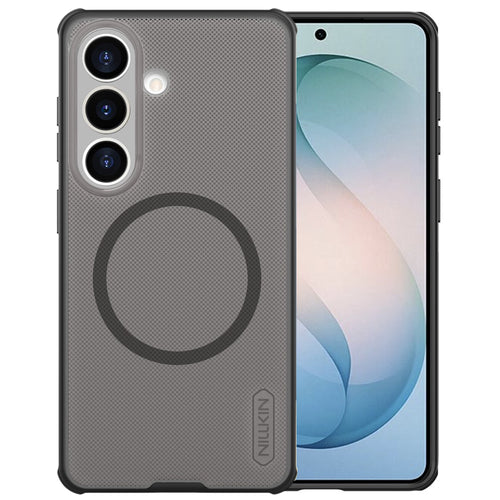 Husă pentru Samsung Galaxy S26 Plus, Nillkin Super Frosted Shield Pro Magnetic, Transparentă Neagră