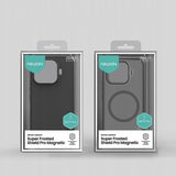 Husă pentru Xiaomi 17T Pro, Nillkin Super Frosted Shield Pro Magnetic, Neagră transparentă