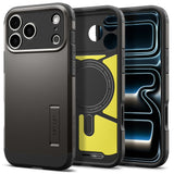 Husă pentru iPhone 17 Pro Max / iPhone 18 Pro Max, Spigen Tough Armor T MagSafe, Gri