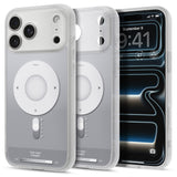 Husă pentru iPhone 17 Pro / iPhone 18 Pro, Spigen Ultra Hybrid Classic MagSafe, Argintie