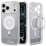 Husă pentru iPhone 17 Pro Max / iPhone 18 Pro Max, Spigen Ultra Hybrid Classic MagSafe, Argintie