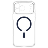 Husă pentru iPhone 17 Pro / iPhone 18 Pro, Spigen Ultra Hybrid MagSafe, Transparentă / Bleumarin