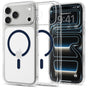 Husă pentru iPhone 17 Pro / iPhone 18 Pro, Spigen Ultra Hybrid MagSafe, Transparentă / Bleumarin