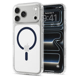 Husă pentru iPhone 17 Pro / iPhone 18 Pro, Spigen Ultra Hybrid MagSafe, Transparentă / Bleumarin