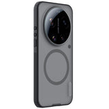 Husă pentru Xiaomi 17 Ultra, Nillkin Super Frosted Shield Pro Magnetic, Negru transparent