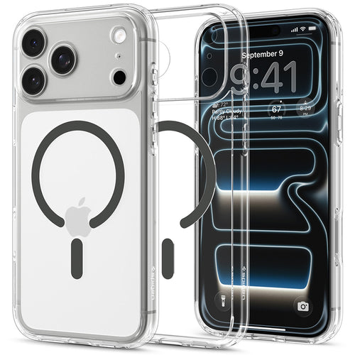 Husă pentru iPhone 17 Pro / iPhone 18 Pro, Spigen Ultra Hybrid MagSafe, Transparentă