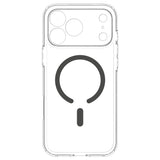 Husă pentru iPhone 17 Pro Max / iPhone 18 Pro Max, Spigen Ultra Hybrid MagSafe, Transparentă / Gri