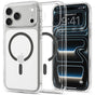Husă pentru iPhone 17 Pro Max / iPhone 18 Pro Max, Spigen Ultra Hybrid MagSafe, Transparentă / Gri
