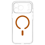 Husă pentru iPhone 17 Pro Max / iPhone 18 Pro Max, Spigen Ultra Hybrid MagSafe, Transparentă / Portocalie