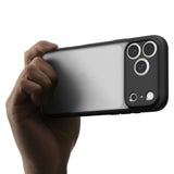 Husă pentru iPhone 17 Pro Max / iPhone 18 Pro Max, Spigen Ultra Hybrid, Neagră mată