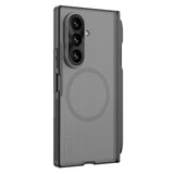 Husă pentru Samsung Galaxy Z Fold8 Ultra, Nillkin Super Frosted Shield Fold Magnetic Pen Holder, Transparentă Neagră