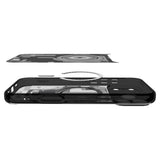 Husă pentru iPhone 17 Pro Max / iPhone 18 Pro Max, Spigen Ultra Hybrid MagSafe, Neagră/Transparentă