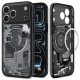 Husă pentru iPhone 17 Pro Max / iPhone 18 Pro Max, Spigen Ultra Hybrid MagSafe, Neagră/Transparentă