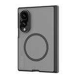 Husă pentru Samsung Galaxy Z Fold8, Nillkin Super Frosted Shield Fold Magnetic, Transparentă Neagră