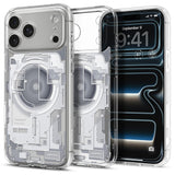 Husă pentru iPhone 17 Pro Max / iPhone 18 Pro Max, Spigen Ultra Hybrid MagSafe, Albă