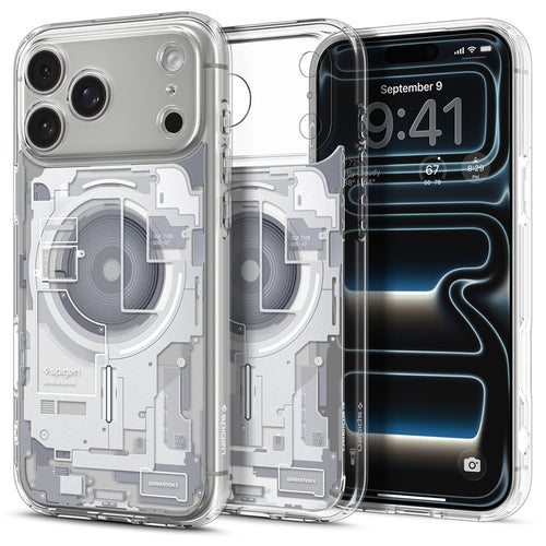 Husă pentru iPhone 17 Pro Max / iPhone 18 Pro Max, Spigen Ultra Hybrid MagSafe, Albă