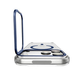 Husă pentru iPhone 17 Pro / iPhone 18 Pro, Spigen Ultra Hybrid Optik S MagSafe, Transparentă / Bleumarin