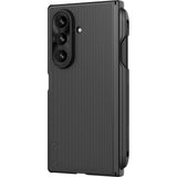 Husă pentru Samsung Galaxy Z Fold7, Nillkin Super Frosted Shield Fold Magnetic Pen Holder, Neagră