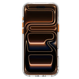 Husă pentru iPhone 17 Pro Max / iPhone 18 Pro Max, Spigen Ultra Hybrid Optik S MagSafe, Transparentă / Portocalie