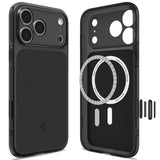 Husă pentru iPhone 17 Pro Max / iPhone 18 Pro Max, Spigen Ultra Hybrid T MagSafe, Neagră mată