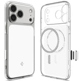 Husă pentru iPhone 17 Pro Max / iPhone 18 Pro Max, Spigen Ultra Hybrid T MagSafe, Albă