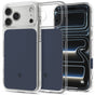 Husă pentru iPhone 17 Pro Max / iPhone 18 Pro Max, Spigen Ultra Hybrid T MagSafe, Albastru mat