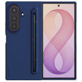 Husă pentru Samsung Galaxy Z Fold8 Ultra, Nillkin Flex Pure Fold cu Stylus Pen, Albastră