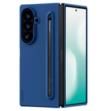 Husă pentru Samsung Galaxy Z Fold8 Ultra, Nillkin Flex Pure Fold cu Stylus Pen, Albastră