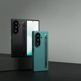 Husă pentru Samsung Galaxy Z Fold8 Ultra, Nillkin Flex Pure Fold cu Stylus Pen, Albastră