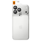Folie camera pentru iPhone 18 Pro / iPhone 18 Pro Max, Spigen Optik.tR EZ Fit Pro, set 2 bucati, Gri inchis