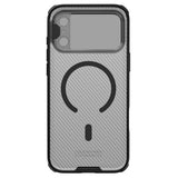 Husă pentru iPhone 17 Pro / iPhone 18 Pro, Nillkin CamShield Prop Magnetic, Negru transparentă