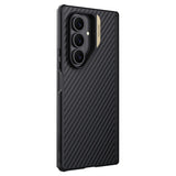 Husă pentru Samsung Galaxy Z Fold7, Nillkin Synthetic Fiber Pro Magnetic, Aurie