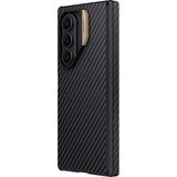 Husă pentru Samsung Galaxy Z Fold7, Nillkin Synthetic Fiber Pro Magnetic, Aurie