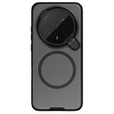 Husă pentru Honor Magic8 Pro, Nillkin CamShield Prop Magnetic, Transparentă Neagră