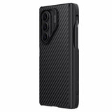 Husă pentru Samsung Galaxy Z Fold7, Nillkin Synthetic Fiber Pro Magnetic with S Pen, Neagră
