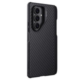 Husă pentru Samsung Galaxy Z Fold7, Nillkin Synthetic Fiber Pro Magnetic with S Pen, Neagră