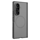 Husă pentru Samsung Galaxy Z Fold8 Ultra, Nillkin Super Frosted Shield Fold Magnetic, Negru transparent