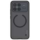 Husă pentru Xiaomi Poco F8 Ultra, Nillkin Super Frosted Shield Pro Magnetic, Negru transparent